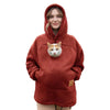 Pet Pocket Lambswool Hoodie