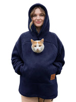Pet Pocket Lambswool Hoodie