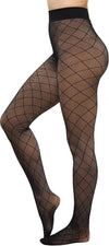 Women's Faux Sheer Fleece-Lined Thermal Tights