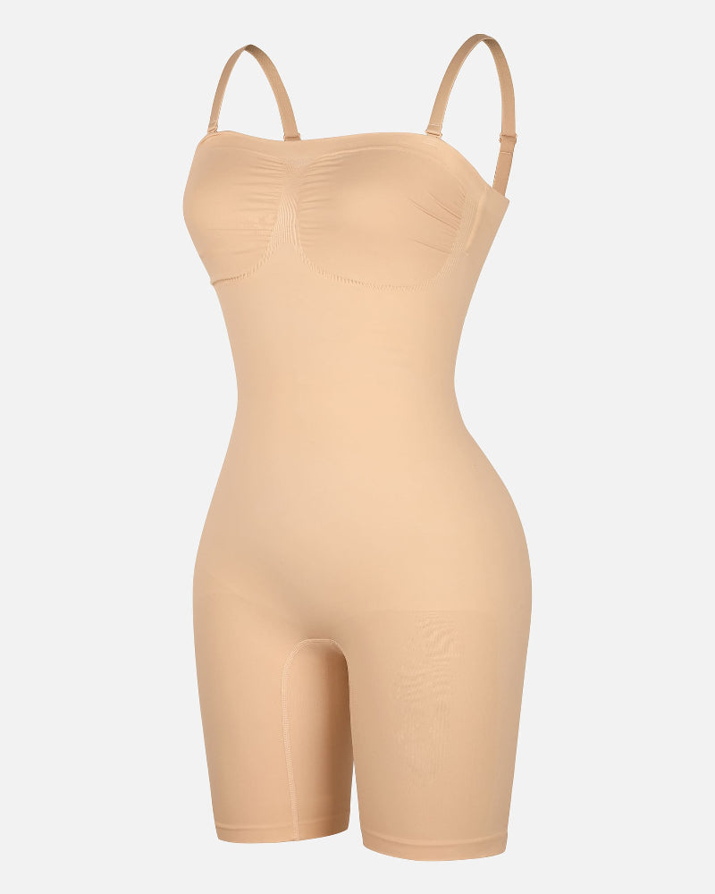 Uskkaa Seamless Strapless Bodysuit with Removable Straps
