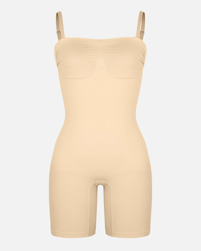 Uskkaa Seamless Strapless Bodysuit with Removable Straps