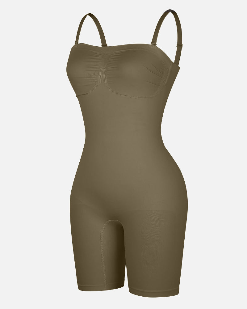 Uskkaa Seamless Strapless Bodysuit with Removable Straps