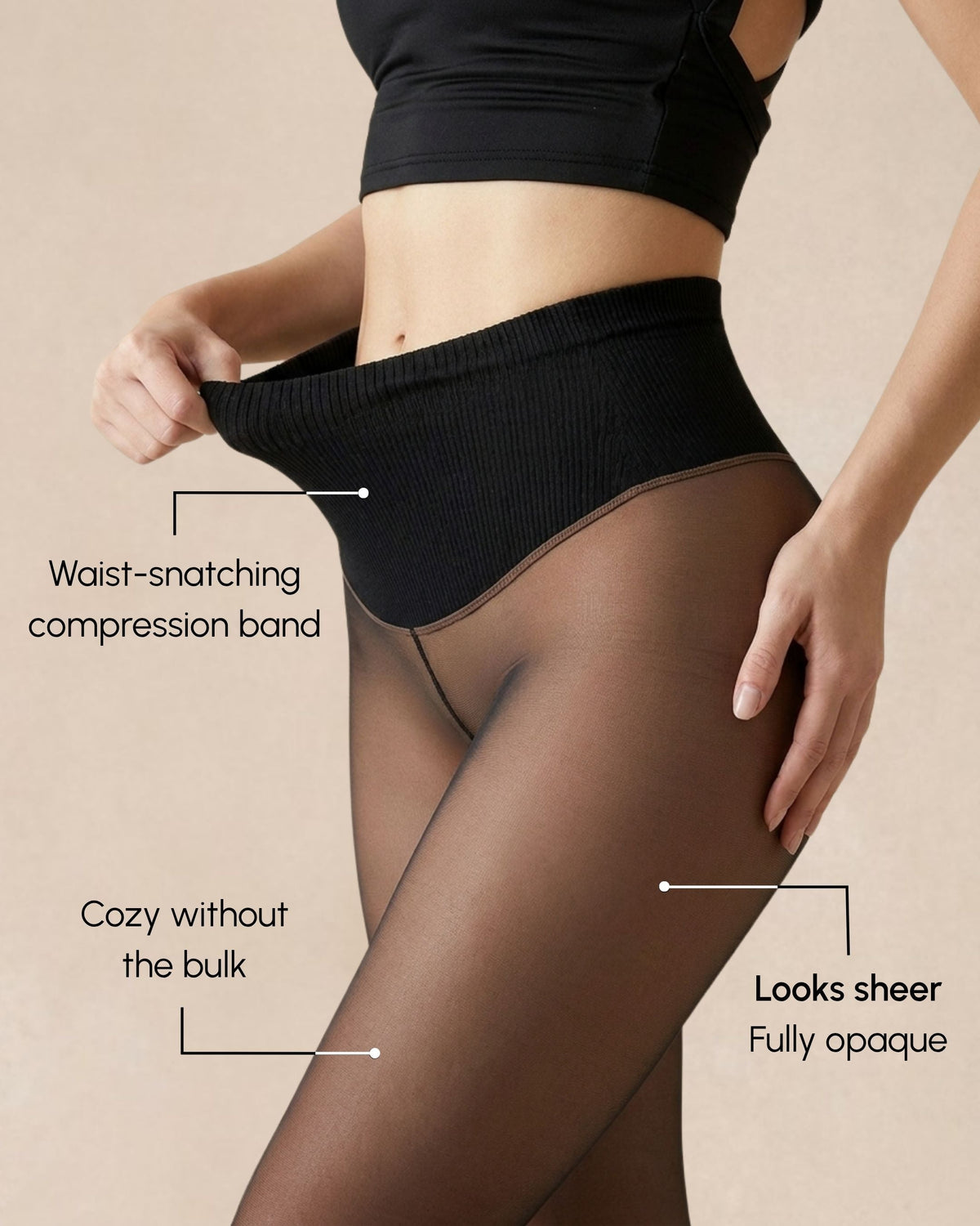 Women's Fleece-Lined Leggings – Warm, Stretchy & Comfortable