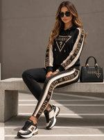 Tuta GUESS premium con felpa e leggings con bande laterali
