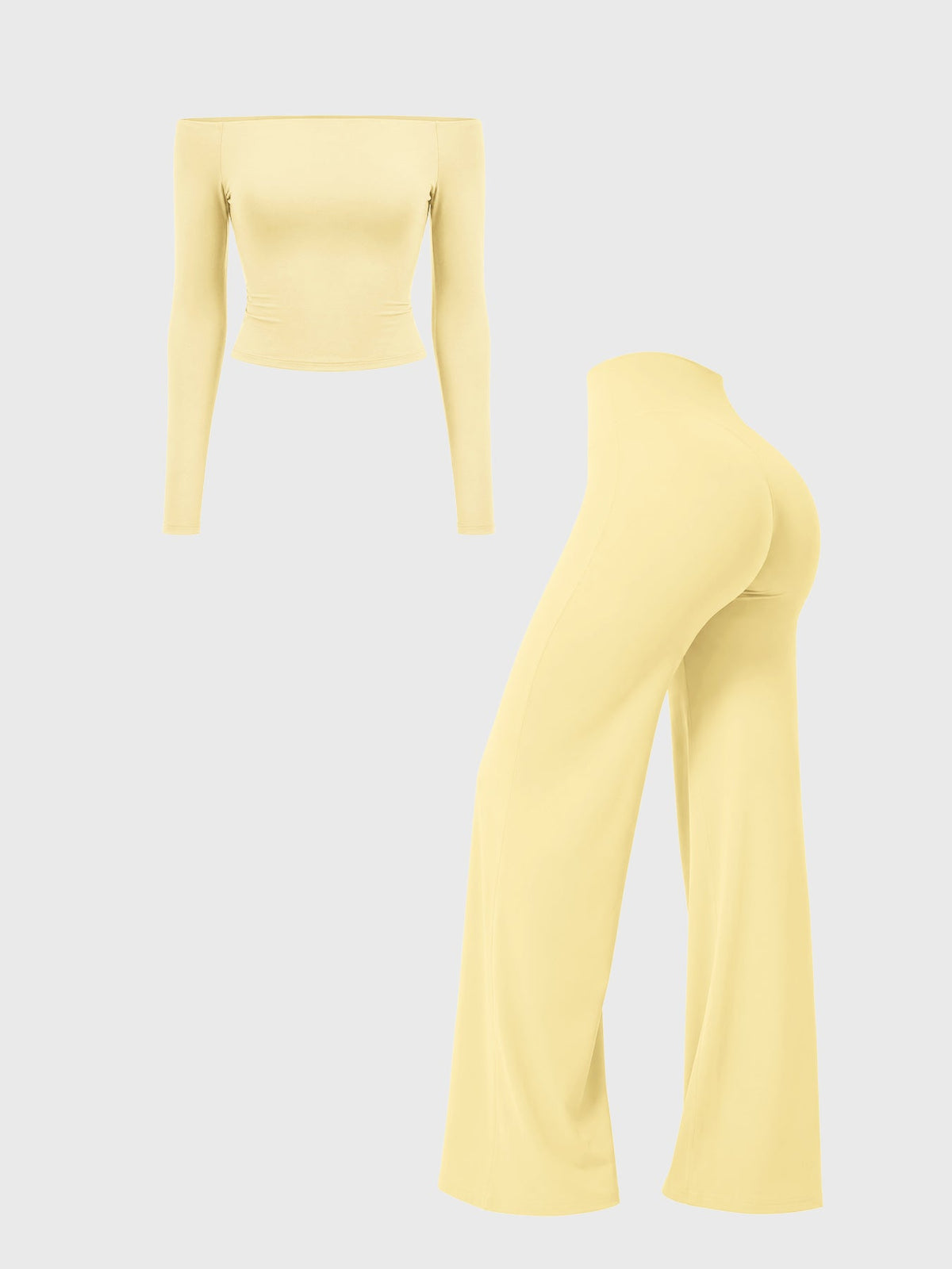 VYRA Ease Y2K Off-Shoulder Leggings Set