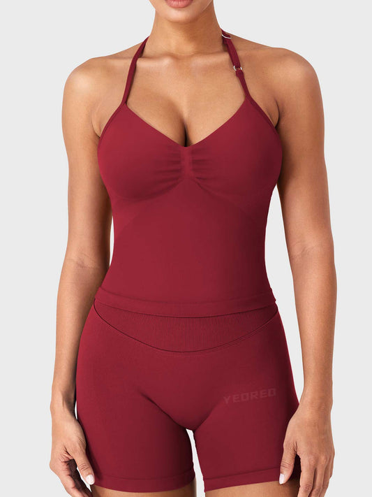 VYRA SoftHue Halter & Shorts Set